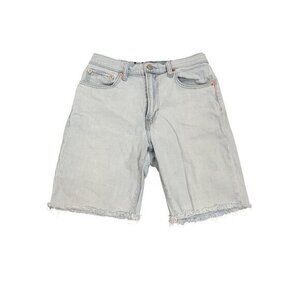 Gap Womens Light Wash Denim Cutoff Shorts Size 27 Mid Rise Frayed Hem Casual Sty